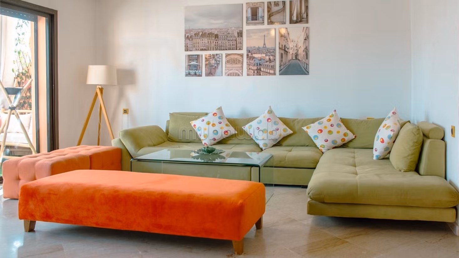 Appartement à louer à Guéliz. 1 chambre. Bien meublé