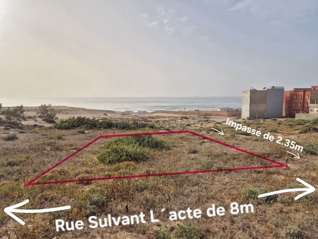 100m² vue mer direct 
Sidi Ouassay