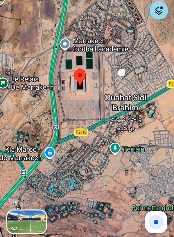 Terrain à vendre 107 m2 
R2 à sport city