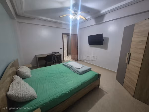 Splendido appartamento in affitto a Agdal. 1 locale. Con ascensore e terrazzo