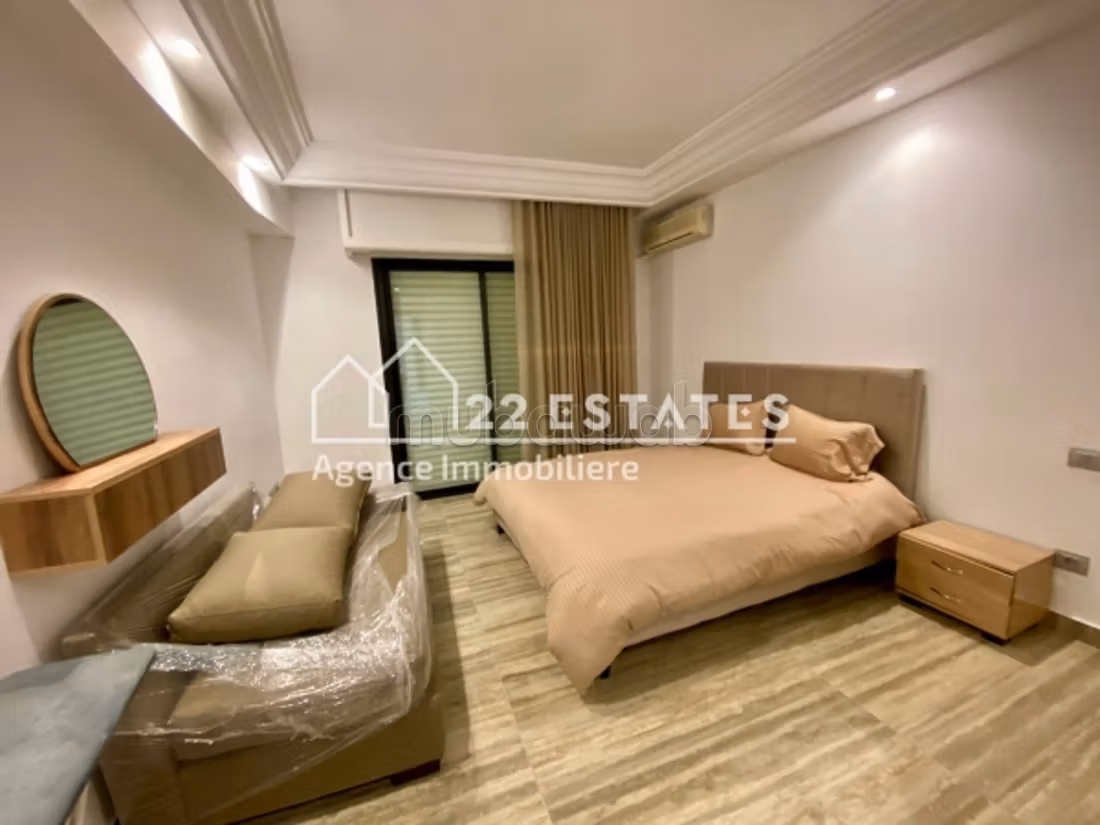 Appartement S3 meublé front de mer à La Marsa