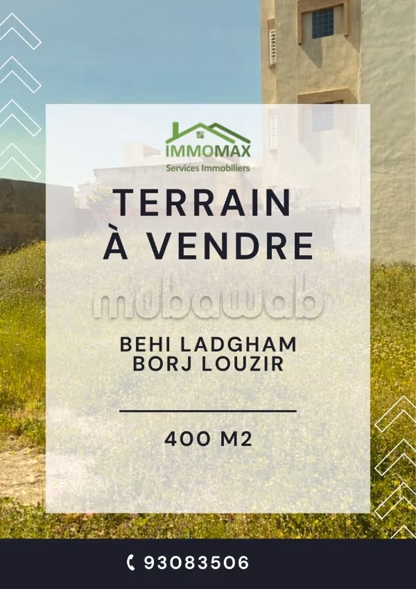 IN VENDITA - Terreno angolare a Borj Louzir