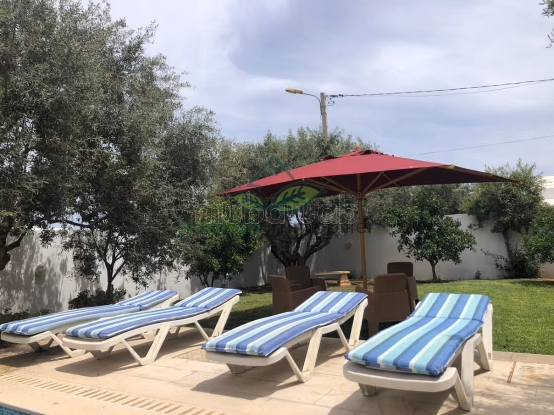 Location Estivale Une Villa S3 a Hammamet Nord
