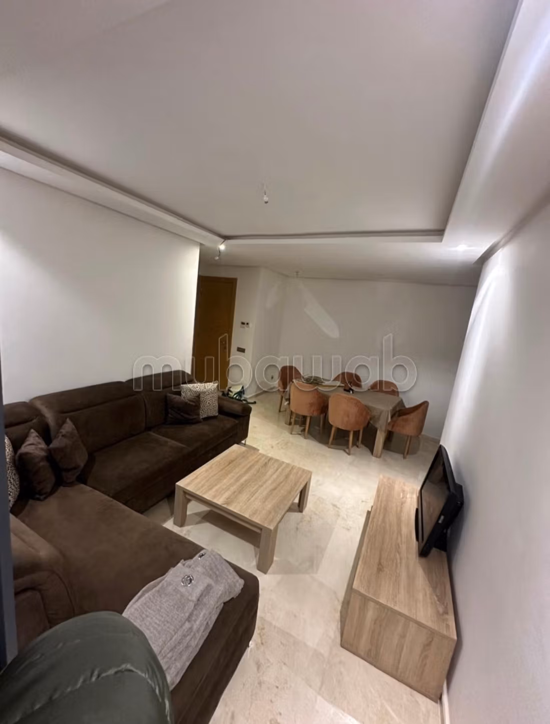 Appartement chambre salon meublé à louer à rabat prestigia hay Riad