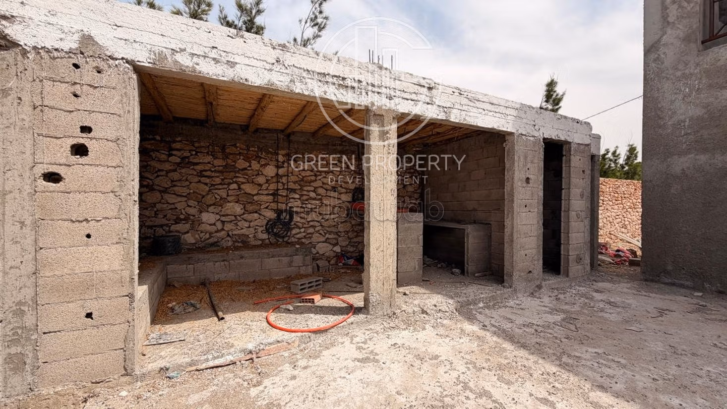 Contemporary villa nearing completion