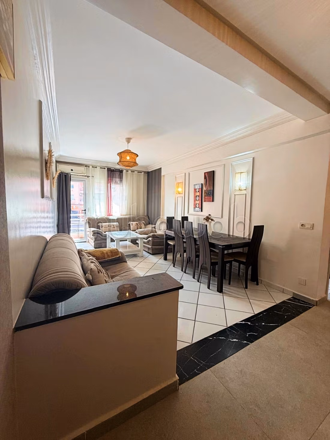 2 chambres, à côté du Marjane de Rte Casa