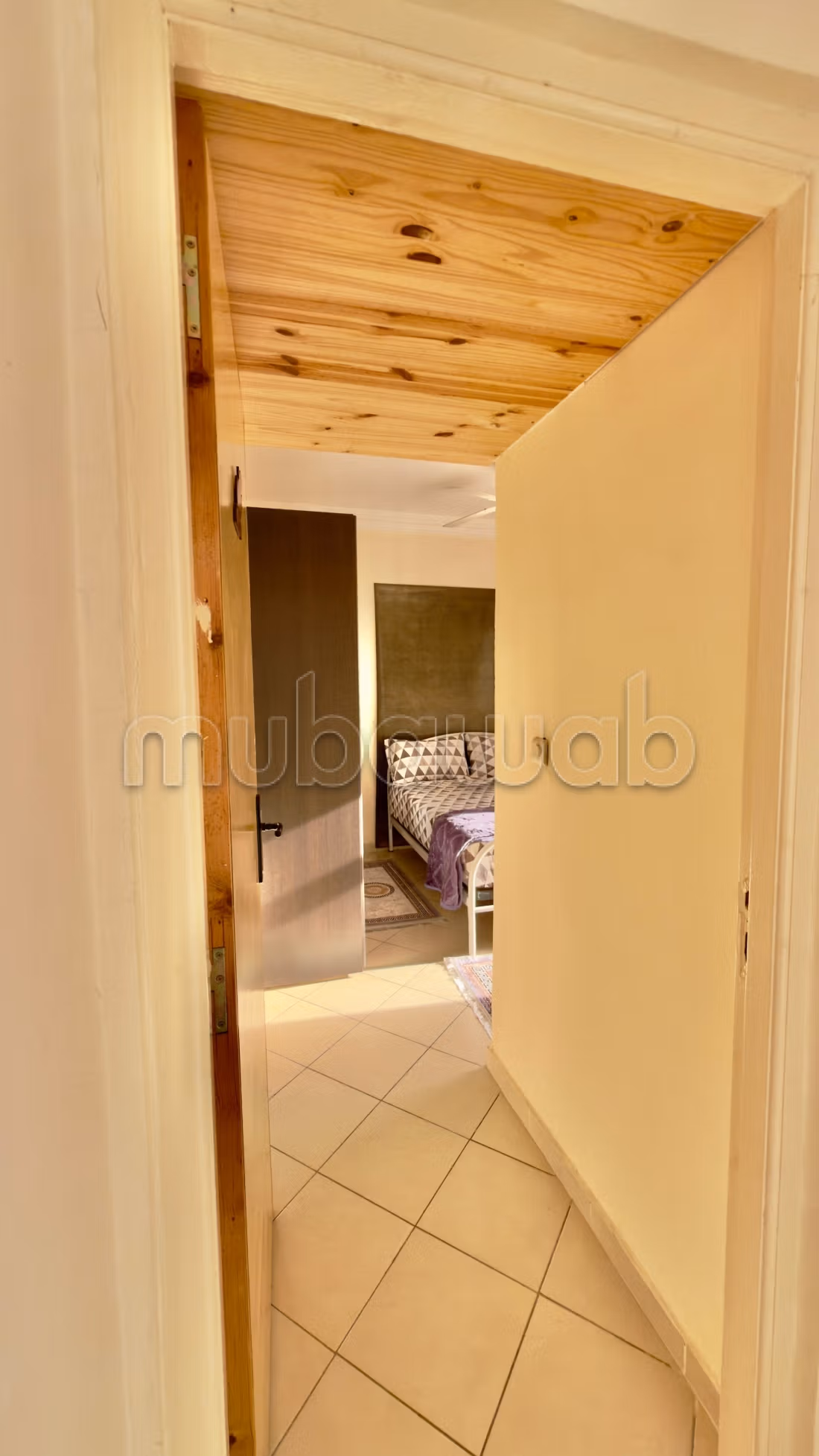 Location of an apartment in Hay Al Farah. Area 65 m². Furnished