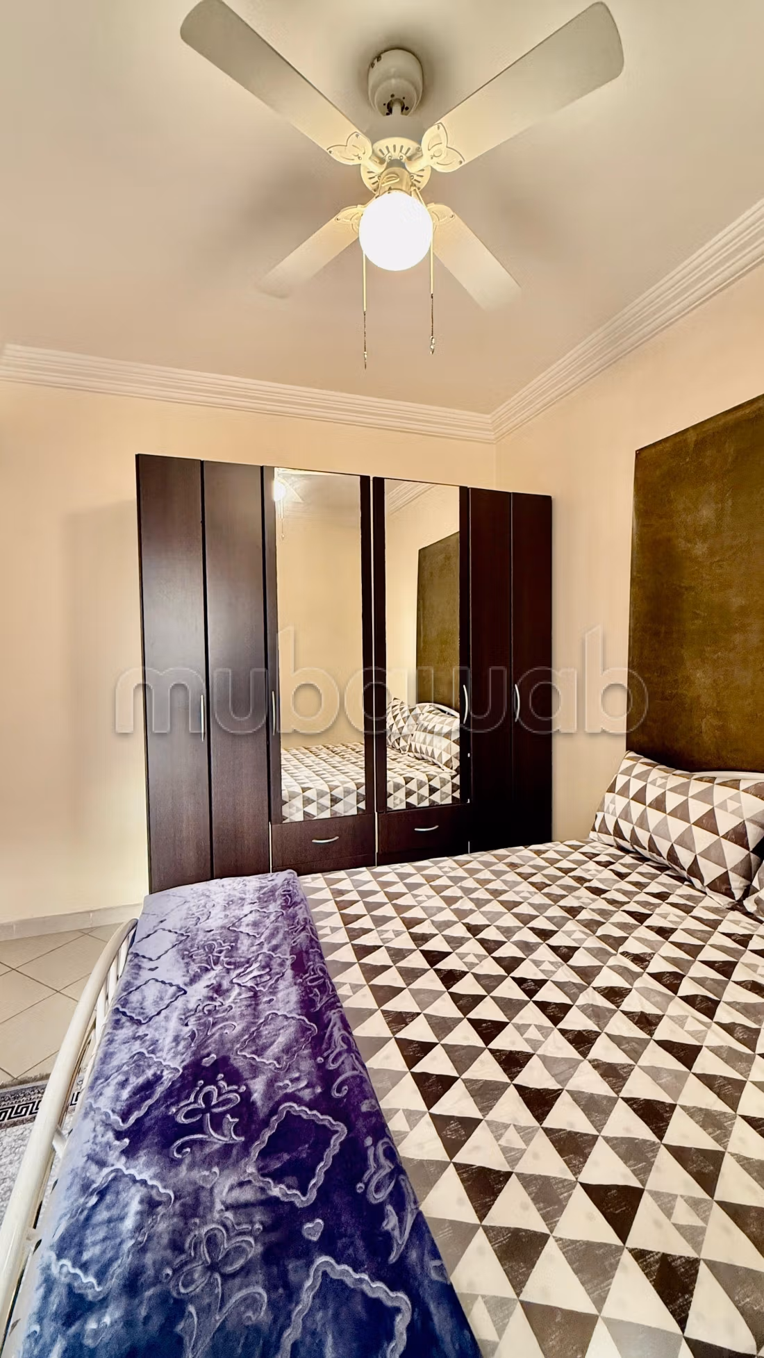 Location of an apartment in Hay Al Farah. Area 65 m². Furnished
