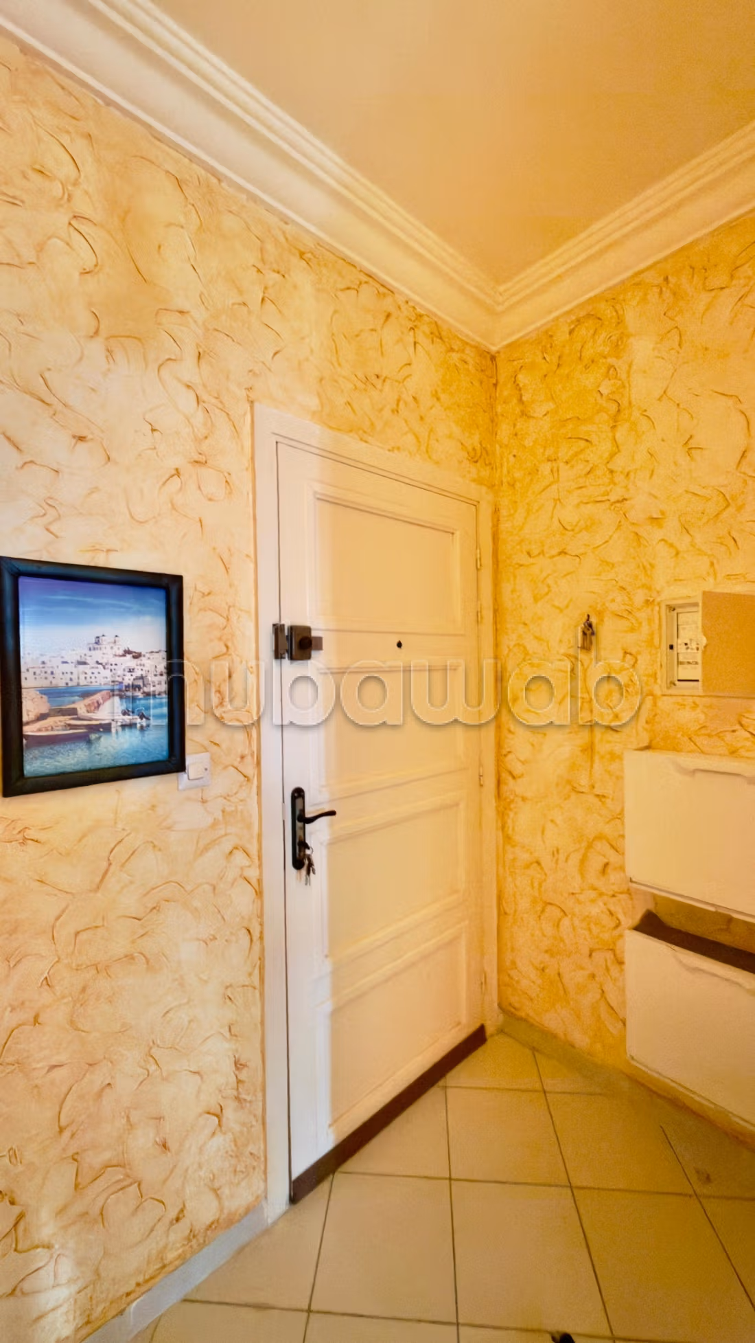 Location of an apartment in Hay Al Farah. Area 65 m². Furnished