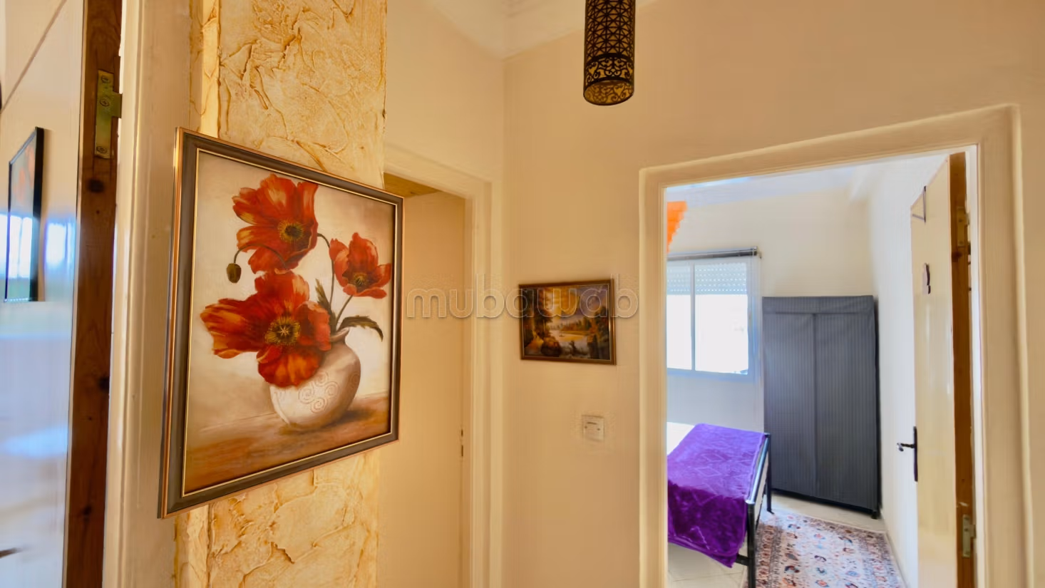 Location of an apartment in Hay Al Farah. Area 65 m². Furnished