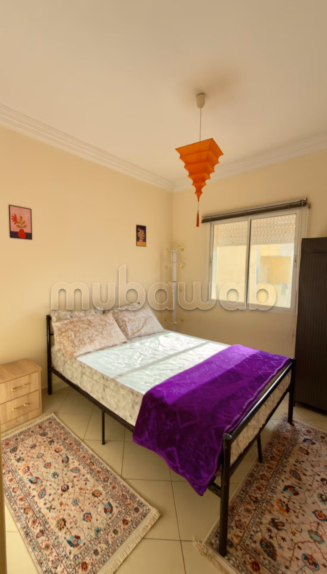 Location of an apartment in Hay Al Farah. Area 65 m². Furnished