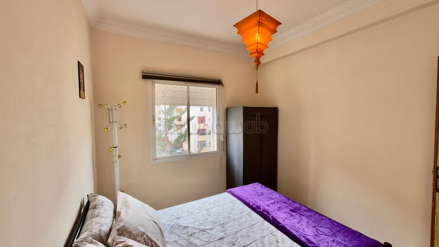 Location of an apartment in Hay Al Farah. Area 65 m². Furnished