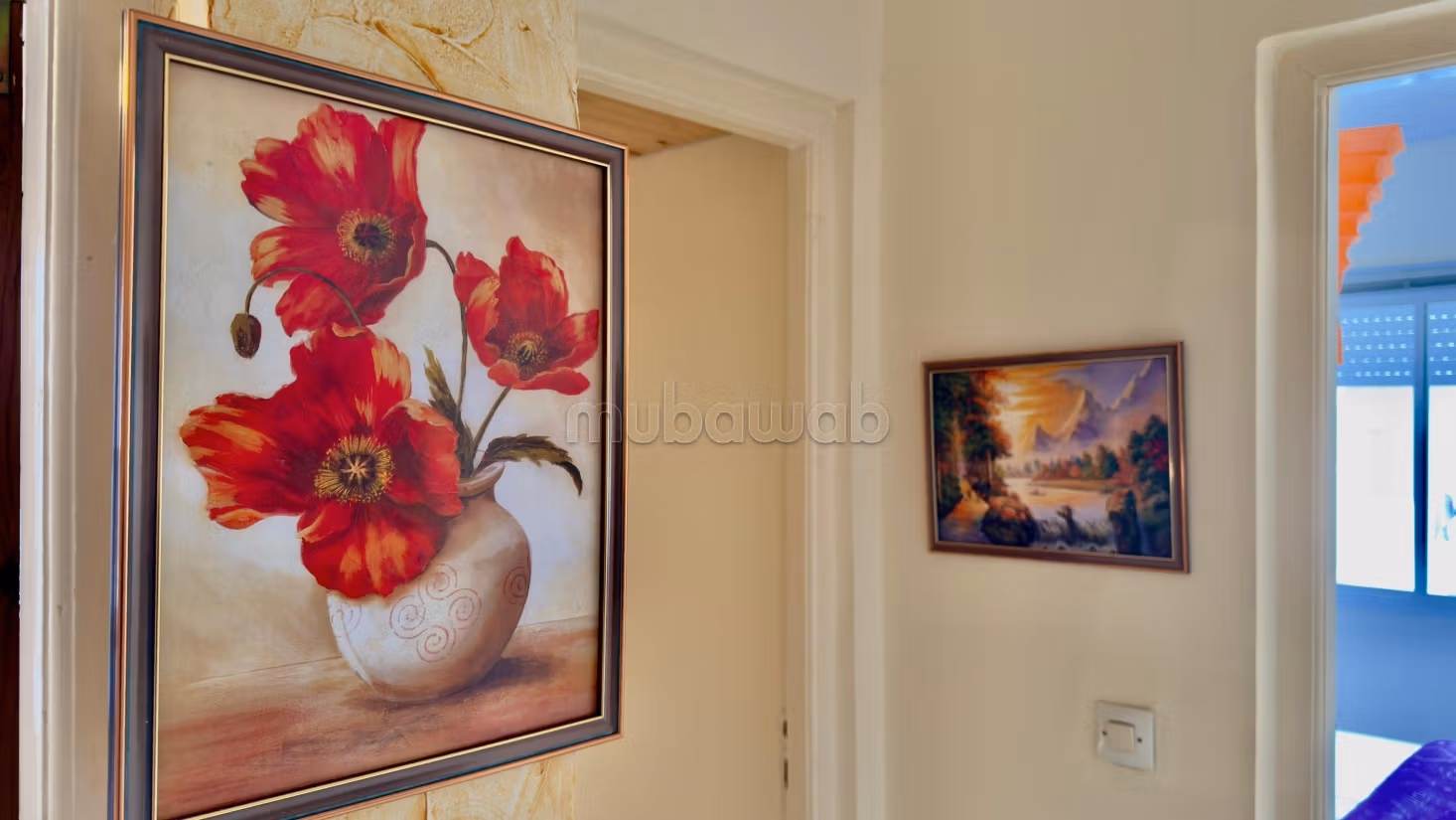 Location of an apartment in Hay Al Farah. Area 65 m². Furnished