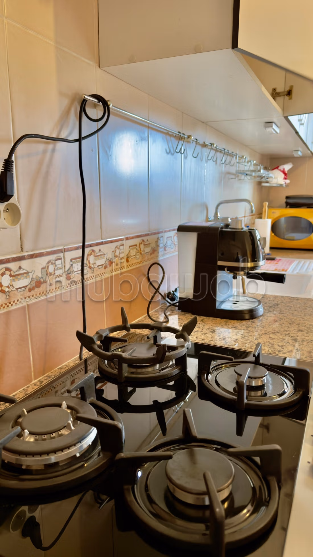 Location of an apartment in Hay Al Farah. Area 65 m². Furnished