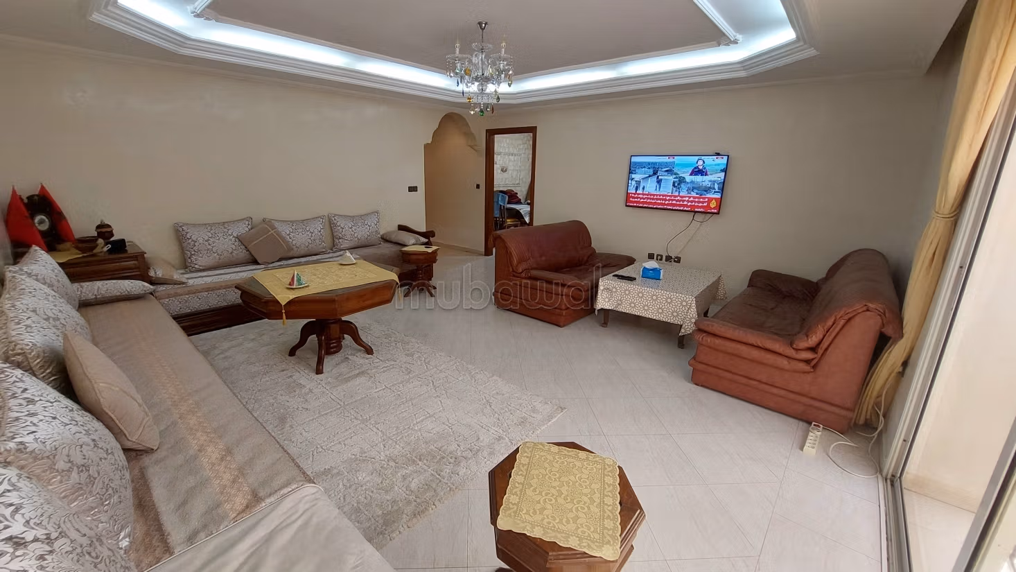 Location Rez de jardin villa à quartier AL ASSEL