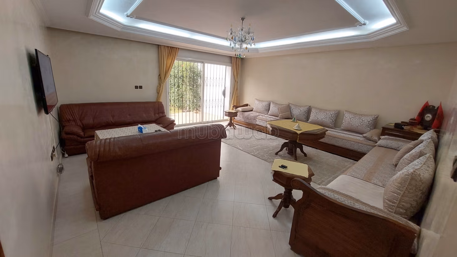 Location Rez de jardin villa à quartier AL ASSEL