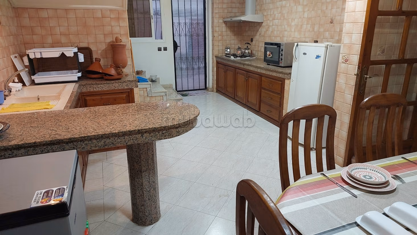 Location Rez de jardin villa à quartier AL ASSEL
