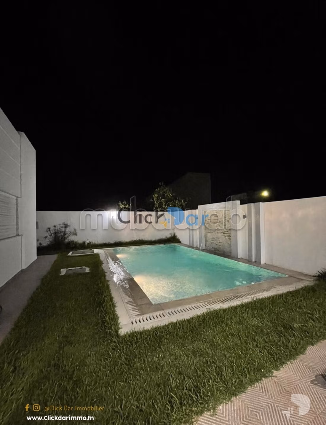 A villa in S3 with pool for rent
