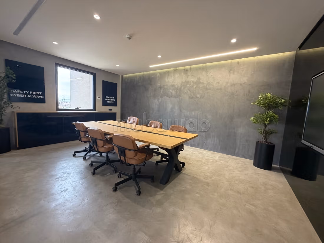 Bureaux en location à Casablanca Finance City. Superficie 180 m². Conciergerie à disposition, système de climatisation