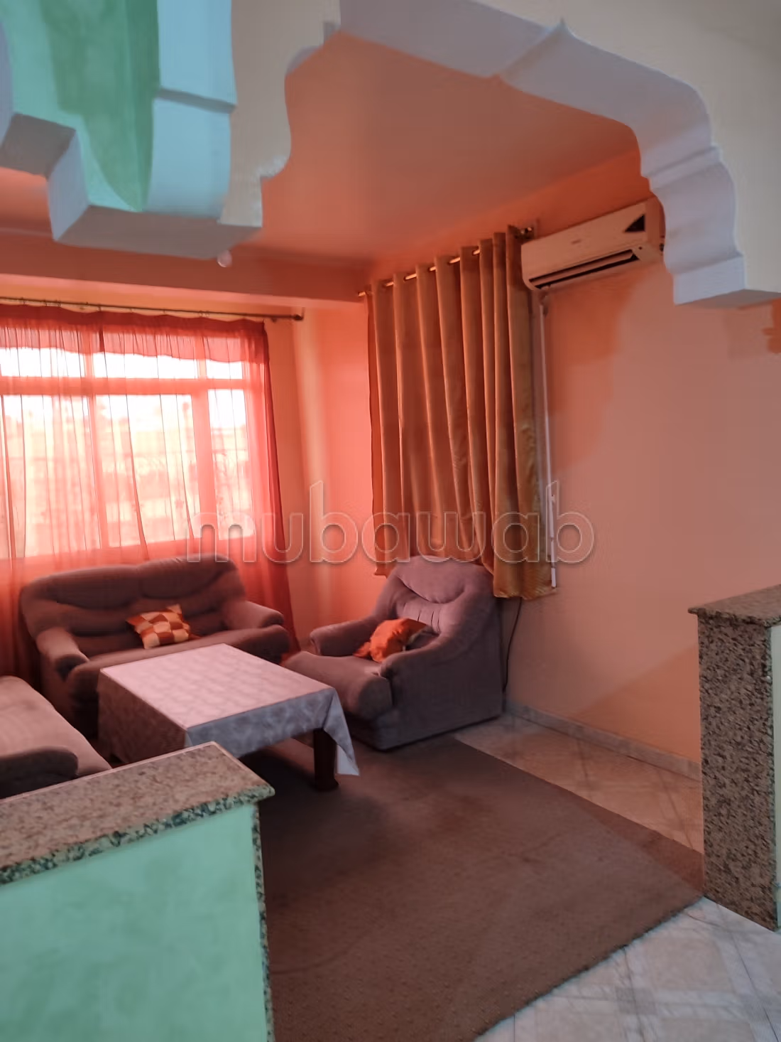 Affittare un appartamento a Khouribga. Superficie totale di 90 m². Arredato