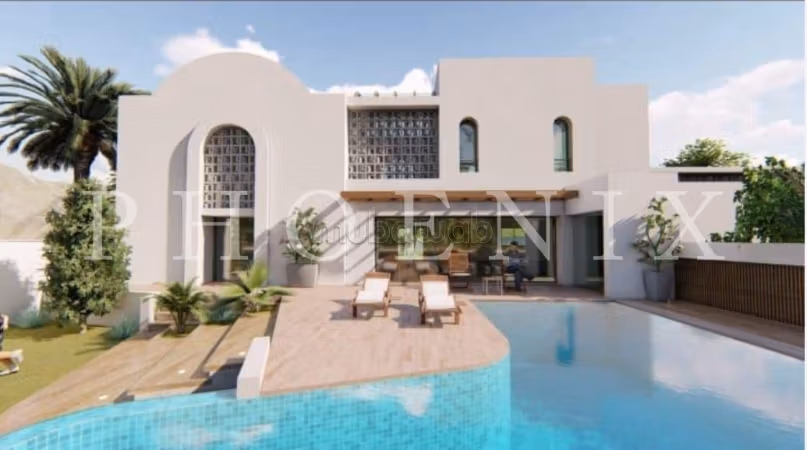 Villa S4 nuova con piscina a Gammarth