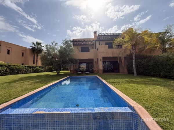 Villa jumelée de standing avec piscine Route de l'Ourika