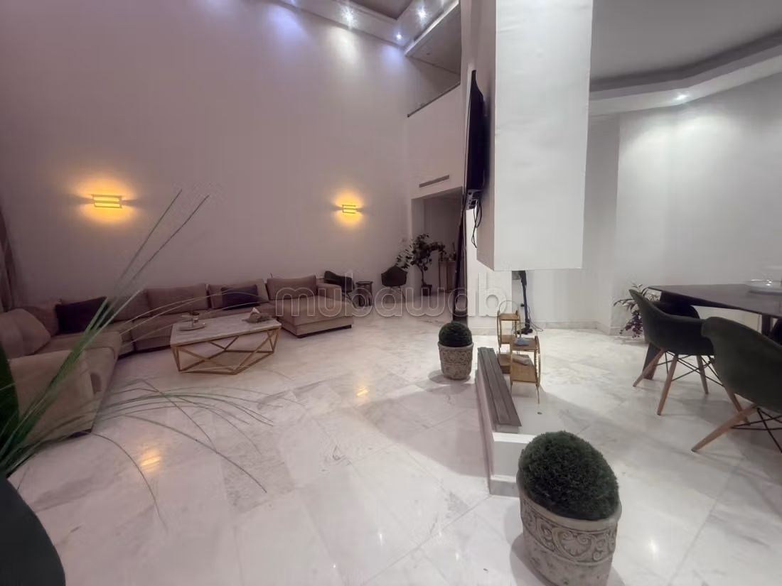 In affitto un duplex arredato in modo ricco