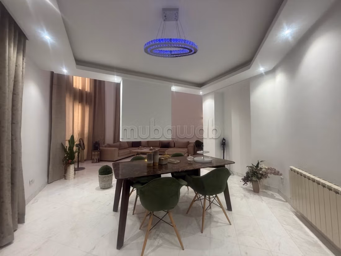 In affitto un duplex arredato in modo ricco