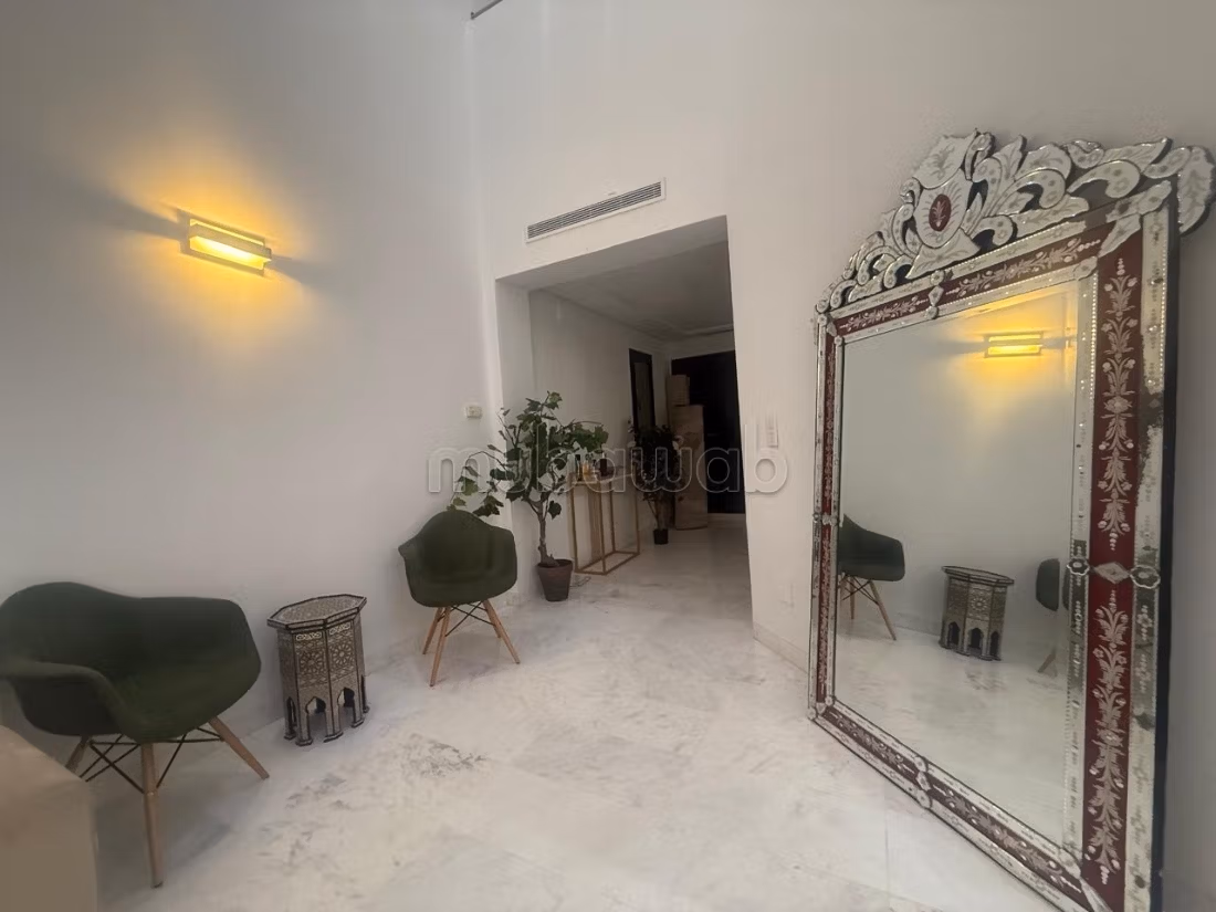 In affitto un duplex arredato in modo ricco