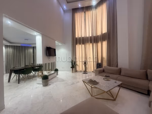 For rent a richly furnished duplex