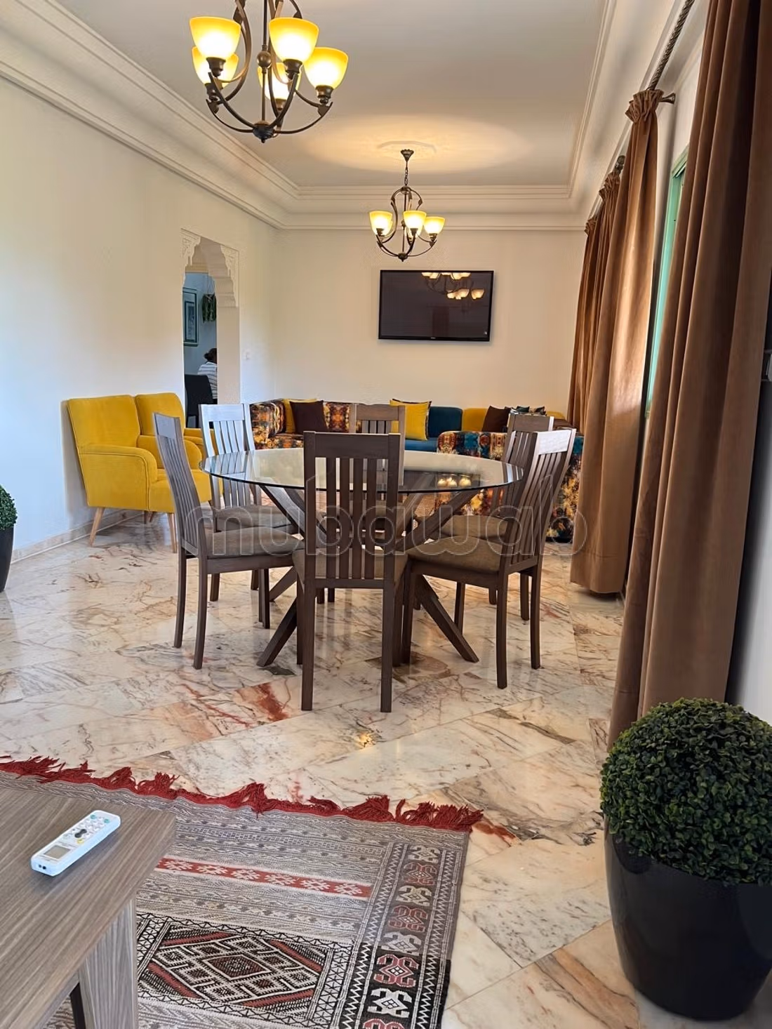 Appartement en location à Ennakhil Palmeraie. 
2 chambres agréables — 2