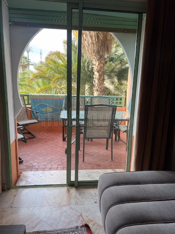 Appartement en location à Ennakhil Palmeraie. 
2 chambres agréables