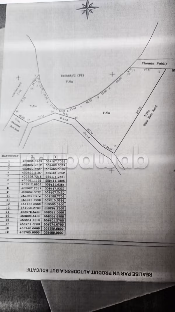 Dominio de 7Ha 4Ha con Oued - El Hajar Ennhal
