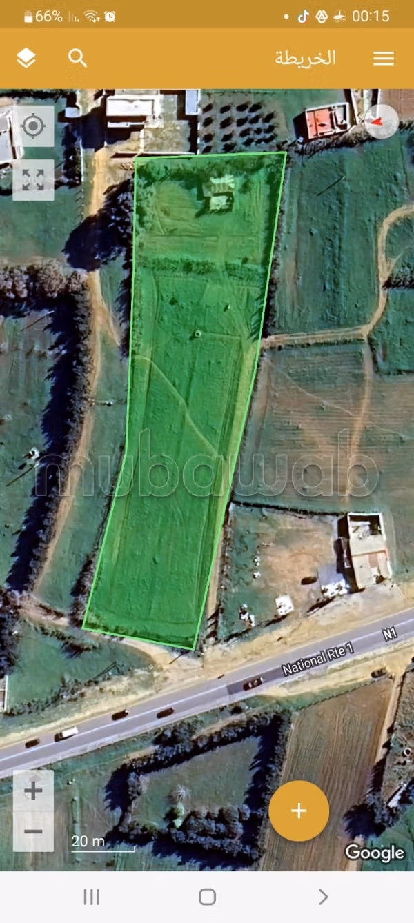 Compra venta de terrenos. Área total 6000 m²
