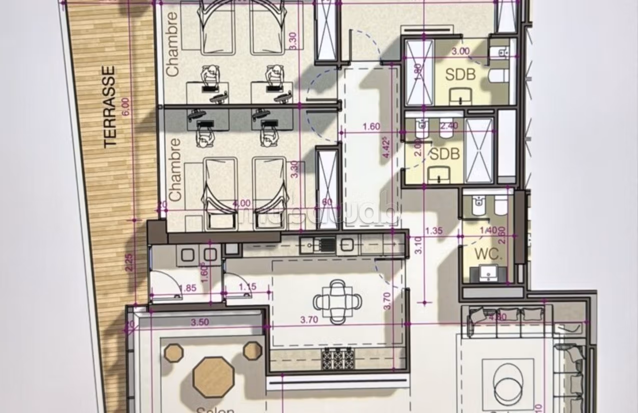 Appartements en vente a tanger projet neuf