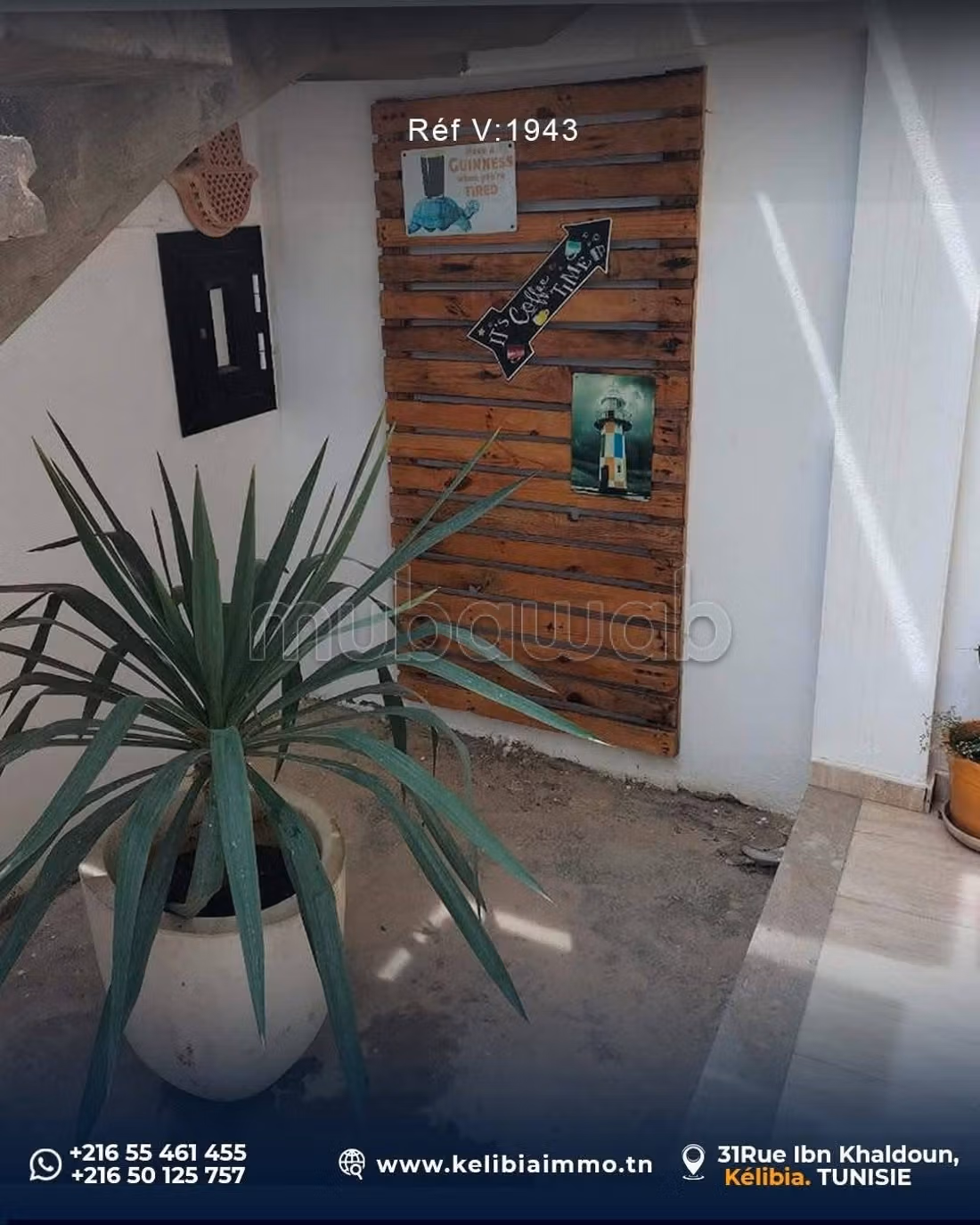 Villa a 400 m de la plage ezzahra hammem el ghzez