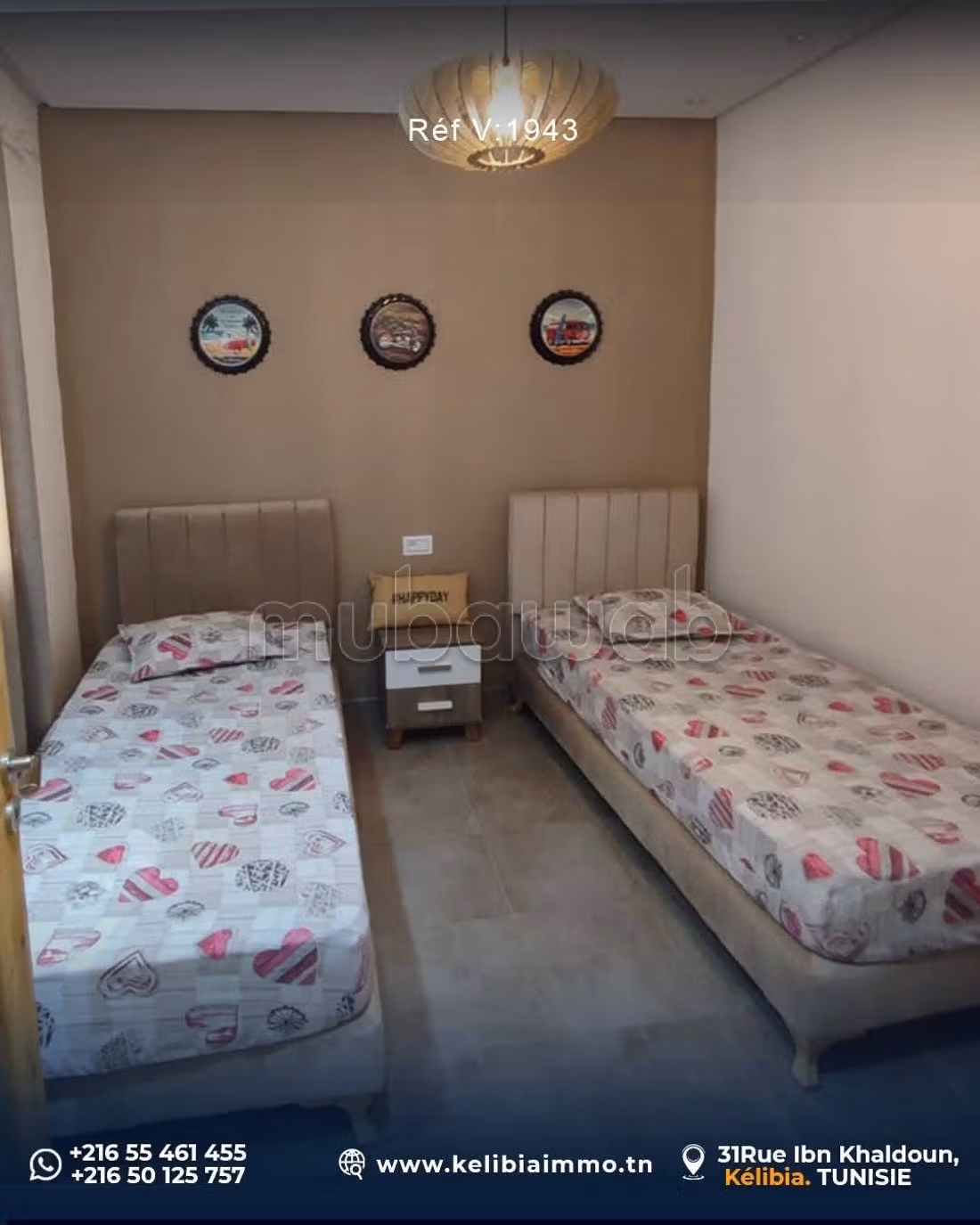 Villa a 400 m de la plage ezzahra hammem el ghzez