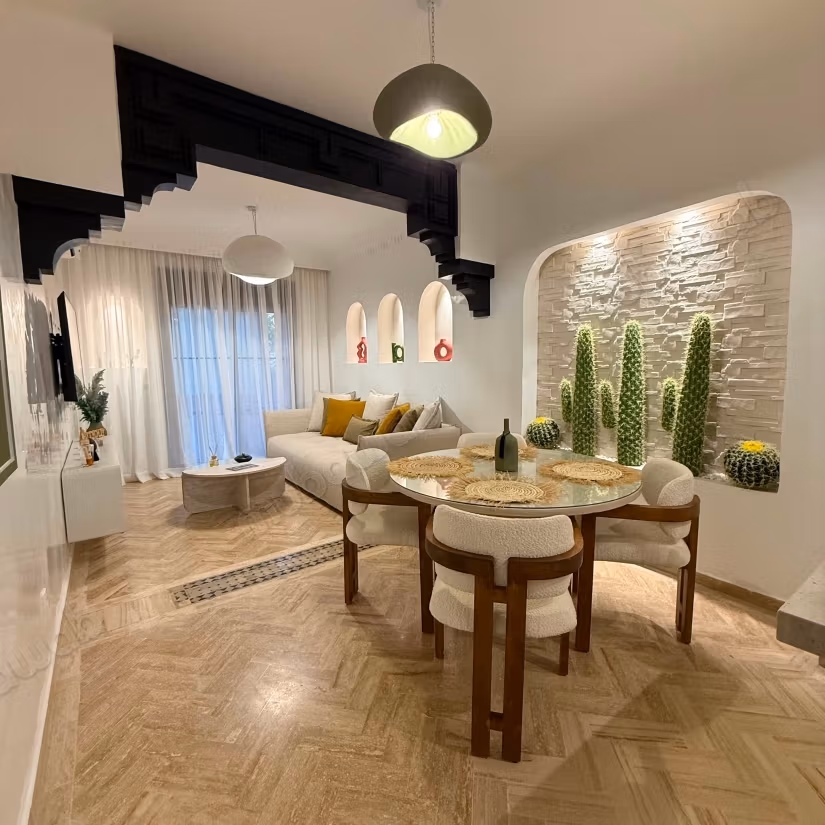 À vendre – Magnifique appartement chic et moderne entièrement meublé à atlas golf