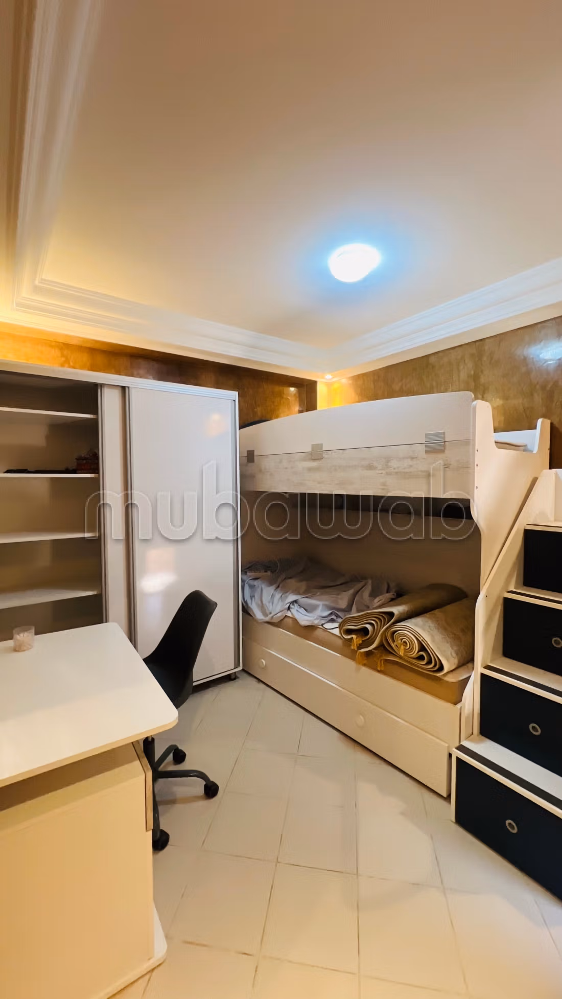 Louez cet appartement à Route Casablanca.
Superficie 150 m².
Places de parking et terrasse