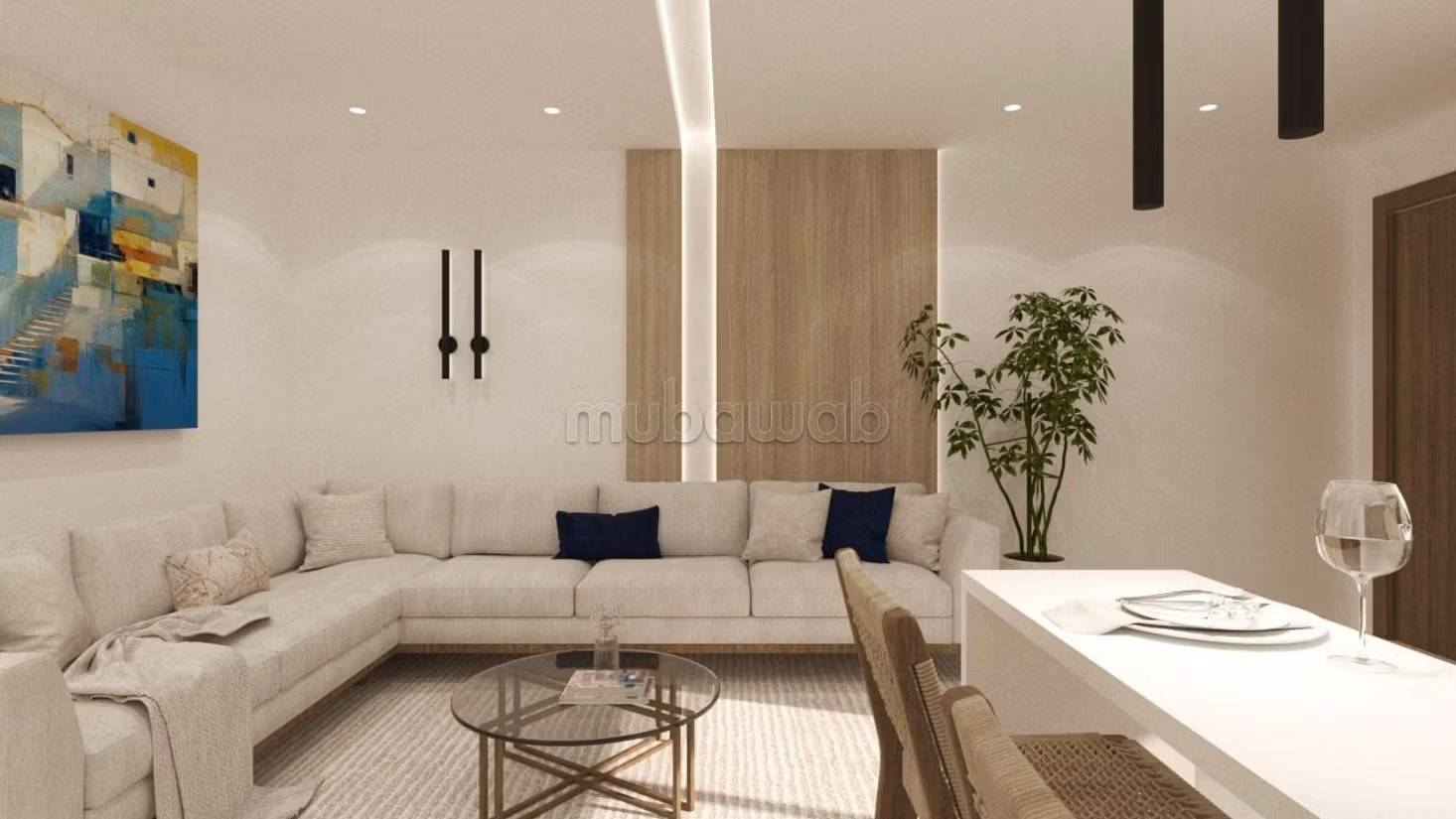 Appartement de haut standing a 100 m de la plage