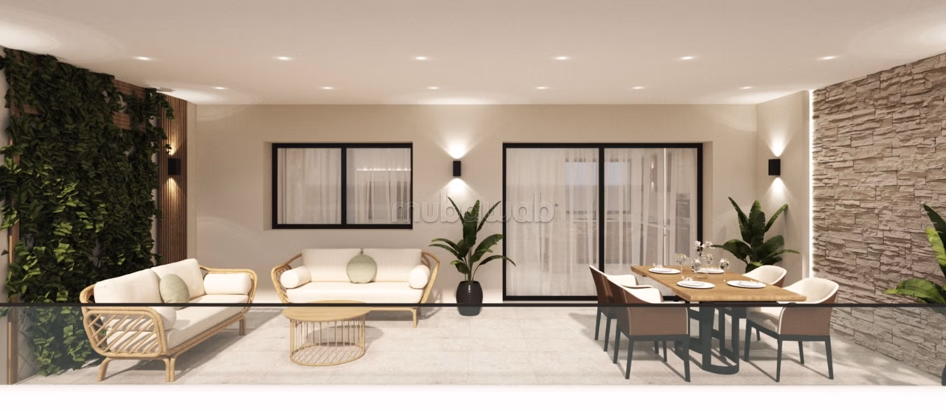 Appartement de haut standing a 100 m de la plage
