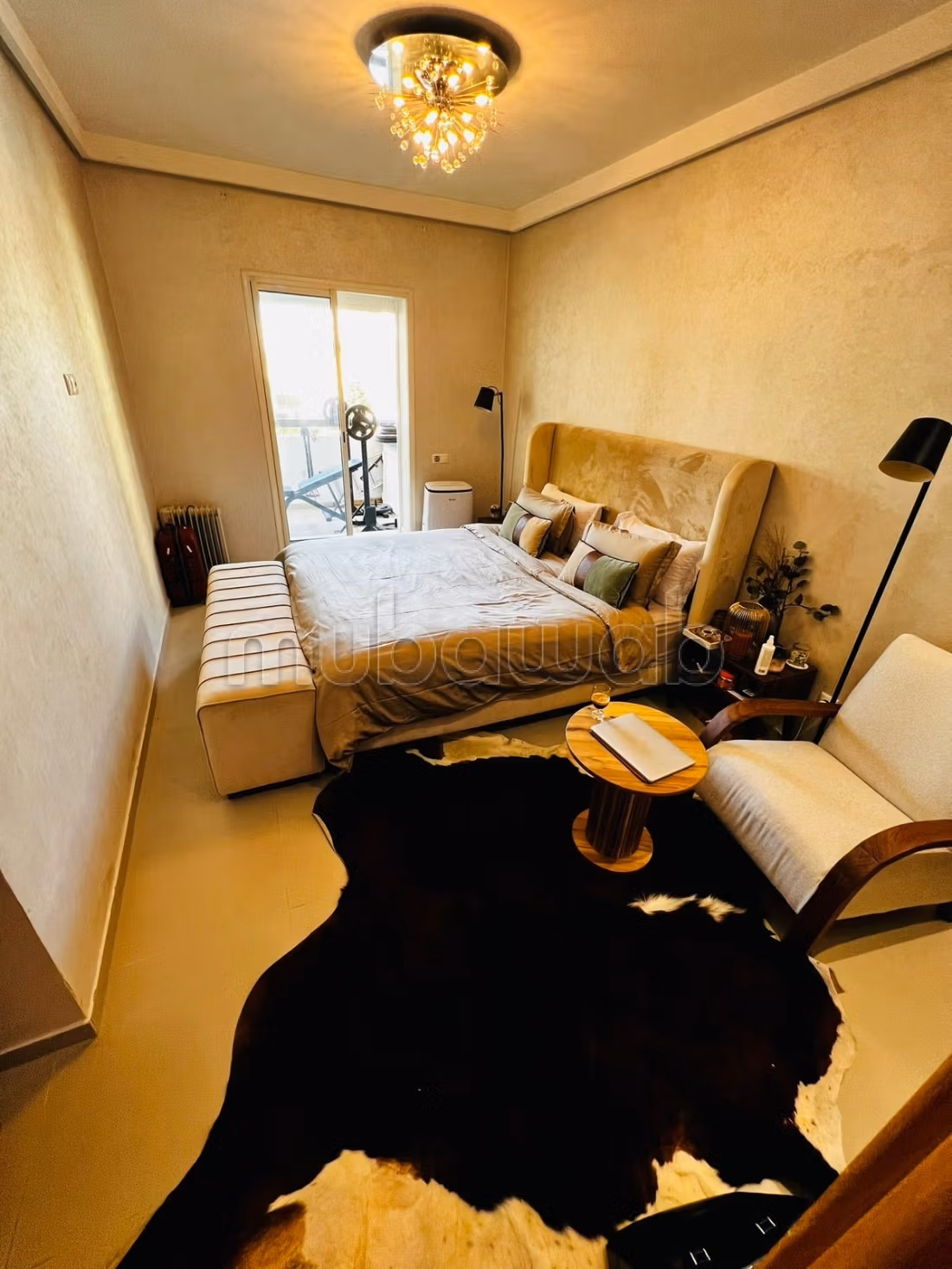 Bel appartement en location à Plage Oued Cherrat. 2 belles chambres