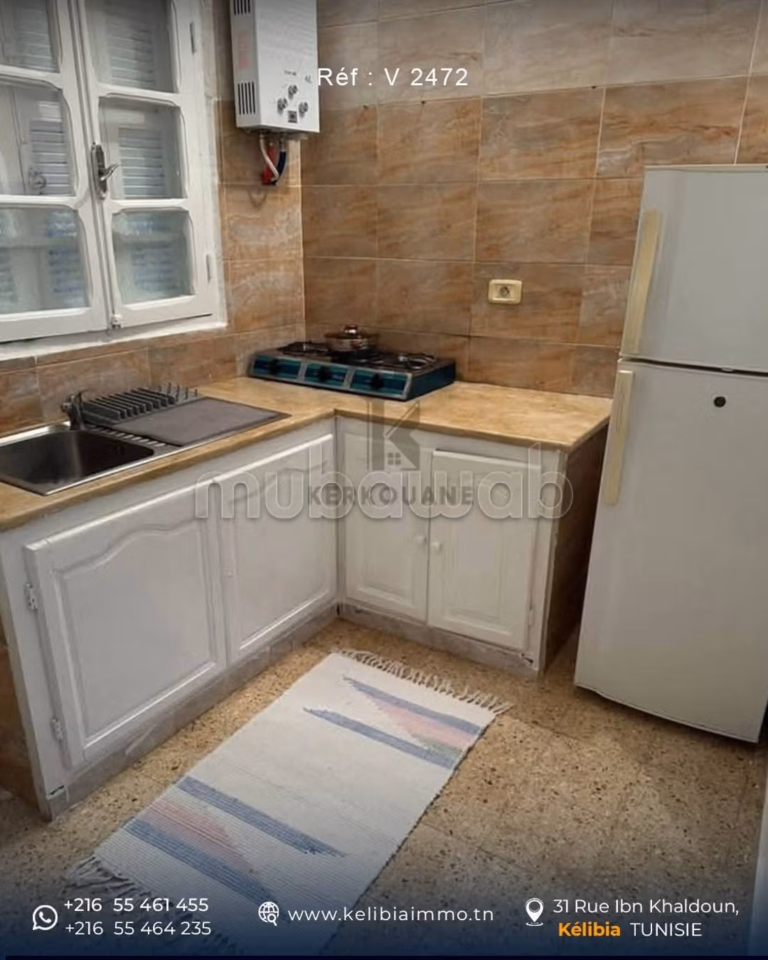 Villa a 400 m de la plage manzel tmim