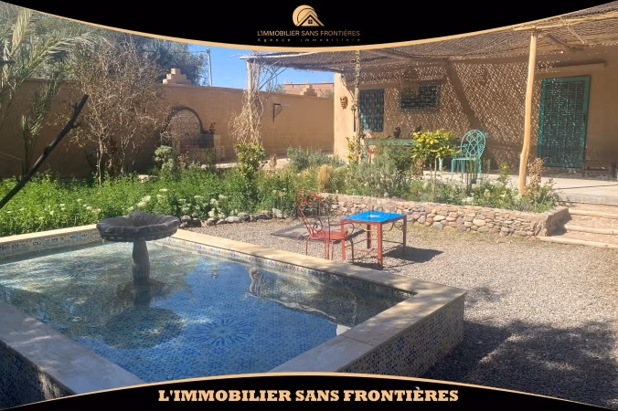 Villa titrée à vendre – Skoura, Ouarzazate — 2 170 m²