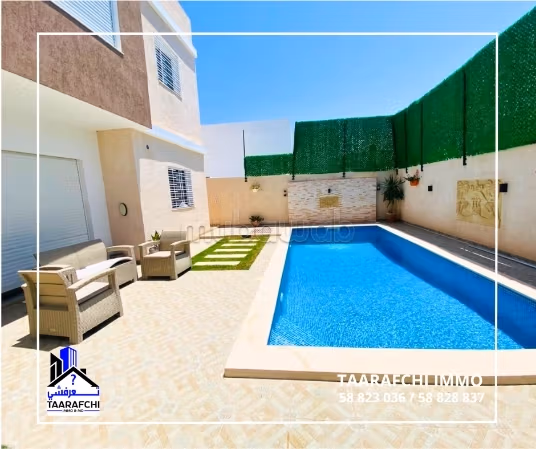 Location estivale: Villa piscine S4 à Hammamet