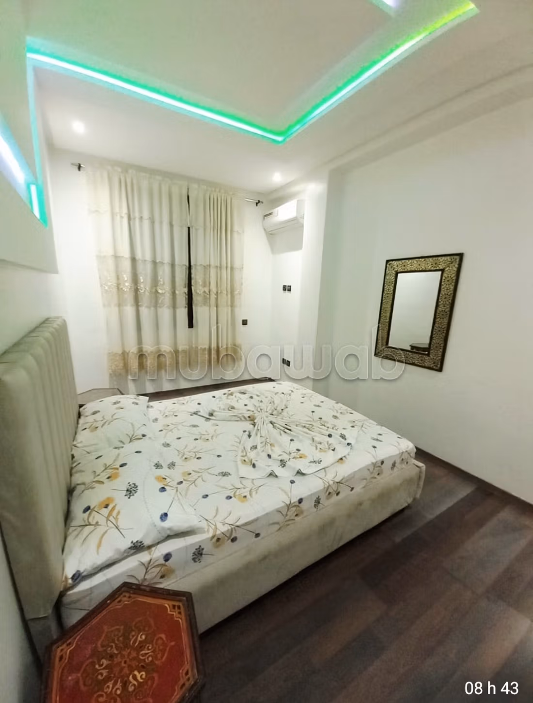 Appartement de vacances à louer à Guéliz. 4 pièces. Salon Marocain, sécurité