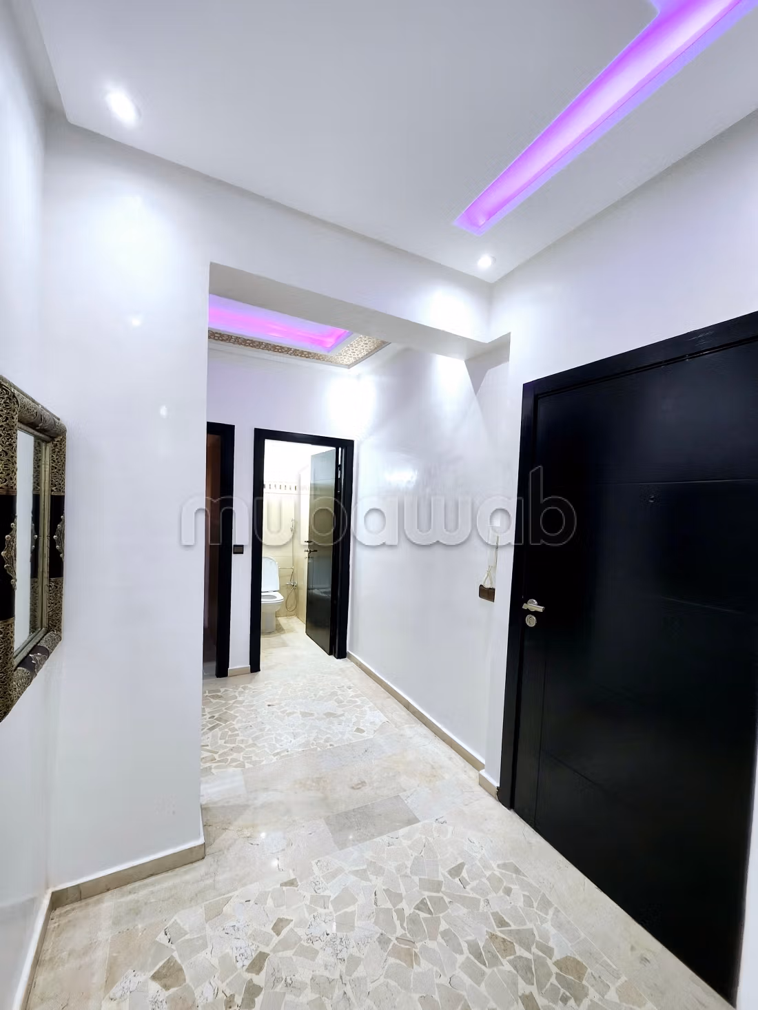 Appartement de vacances à louer à Guéliz. 4 pièces. Salon Marocain, sécurité
