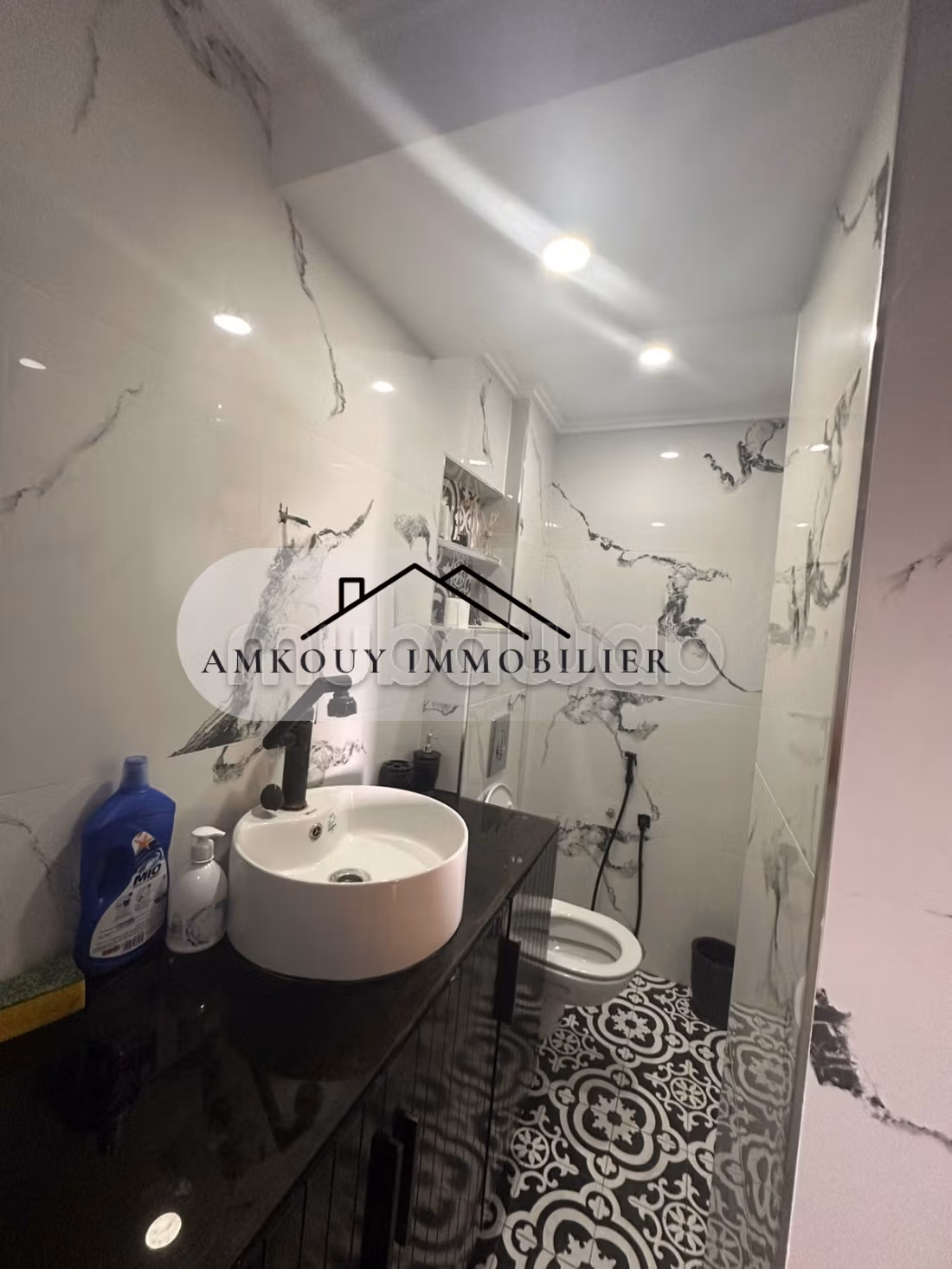 Appartement meublé à louer à Haut Fonti avec ascenseur et stationnement