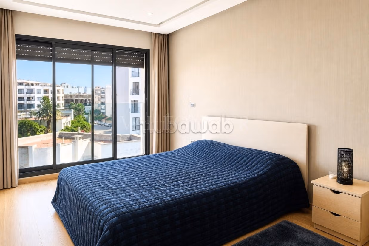 Appartamento moderno arredato con 2 camere da letto e terrazza – Palmier, Casablanca