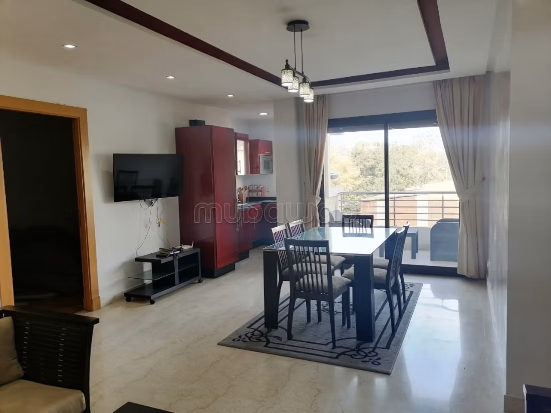 Two-bedroom apartment for rent with park view